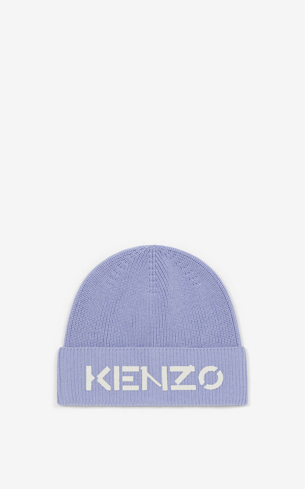 Gorro Kenzo Logo knit Hombre Azules Claro VPU753912